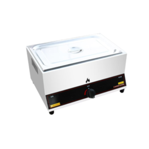 Mesin penggoreng gas 1 tungku bahan stainless ukuran 56 x 41 x 30 cm