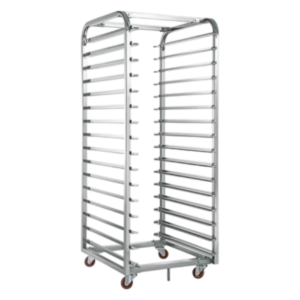 Troli rak susun material stainless