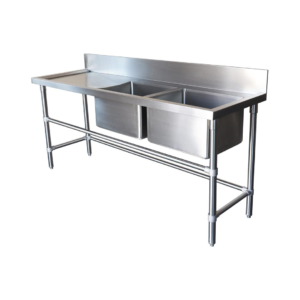 Meja kitchen wastafel 2 lubang