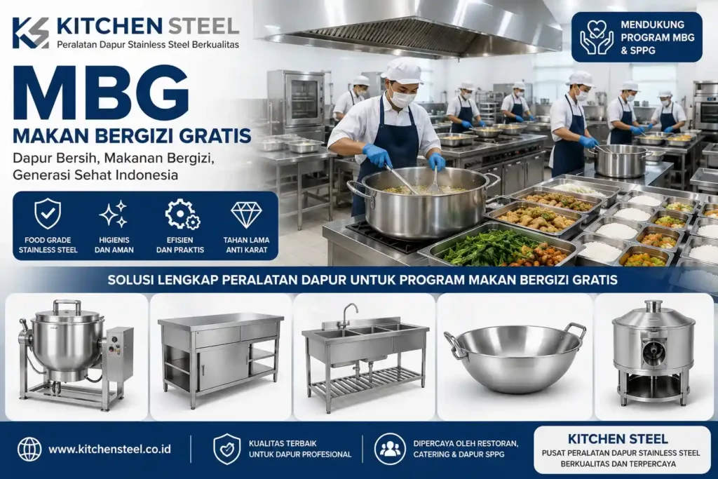 Daftar Harga Peralatan Dapur MBG